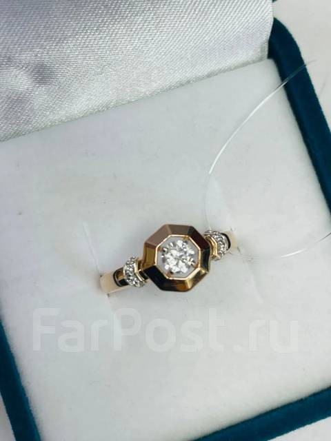 Золотое кольцо с фианитами арт к-3257 Золотое кольцо с фианитами арт к-3257