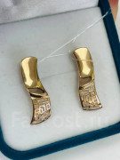 Серьги золото 585 пробы   арт С-2646