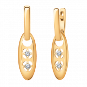   Золотые серьги арт.  с-2262