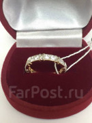 Золотое кольцо с фианитом арт.  к-3027