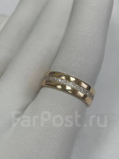  Золотое кольцо 585 пробы с фианитами арт к-3169