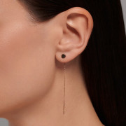  Серьги продевки  золото 585 пробы  арт С-2573