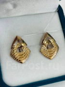  Серьги золото 585 пробы   арт С-2673